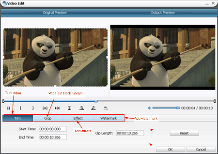 Edit MP4 video Edit MP4 video