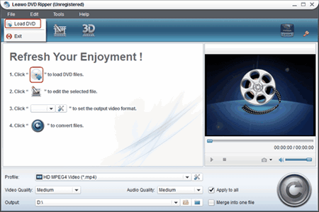 Load DVD with DVD Ripper Load DVD with DVD Ripper