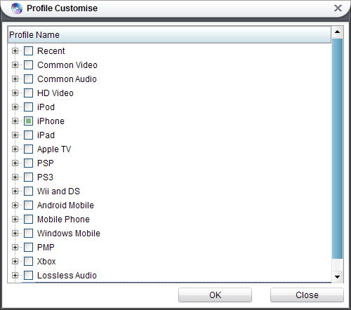 Rip DVD - customize output