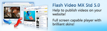 Moyea Flash Video MX Std - Create flash video player for web