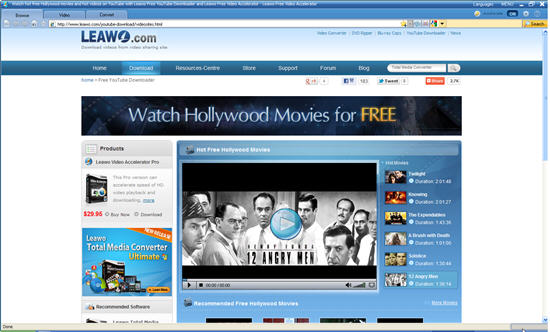 online video downloading interface of Video Converter